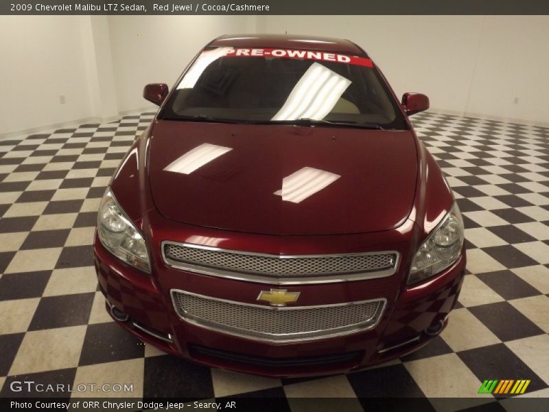 Red Jewel / Cocoa/Cashmere 2009 Chevrolet Malibu LTZ Sedan