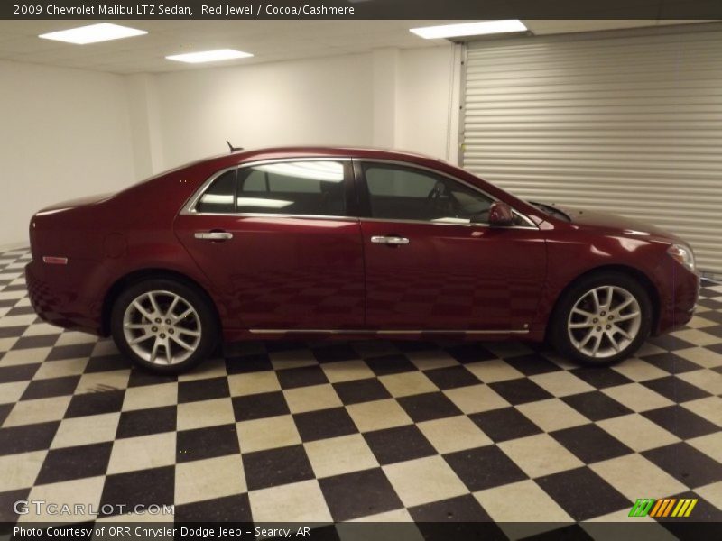 Red Jewel / Cocoa/Cashmere 2009 Chevrolet Malibu LTZ Sedan