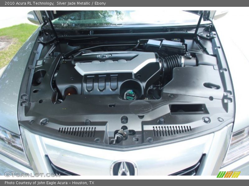 Silver Jade Metallic / Ebony 2010 Acura RL Technology