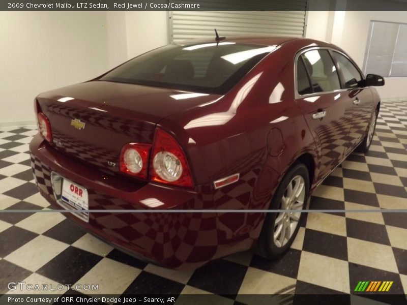 Red Jewel / Cocoa/Cashmere 2009 Chevrolet Malibu LTZ Sedan