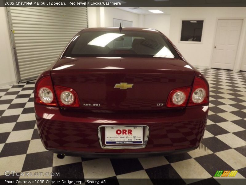 Red Jewel / Cocoa/Cashmere 2009 Chevrolet Malibu LTZ Sedan