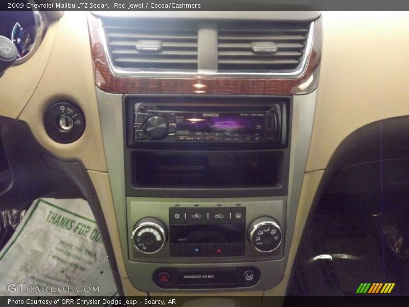 Red Jewel / Cocoa/Cashmere 2009 Chevrolet Malibu LTZ Sedan
