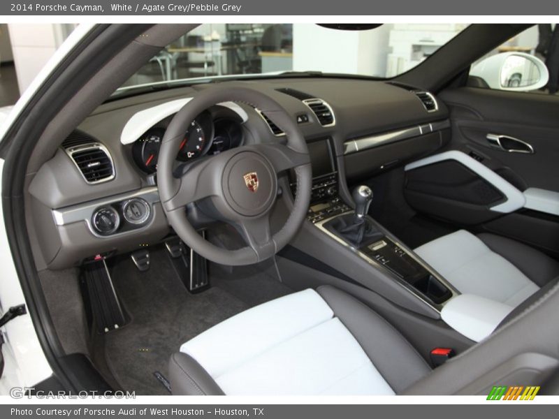  2014 Cayman  Agate Grey/Pebble Grey Interior