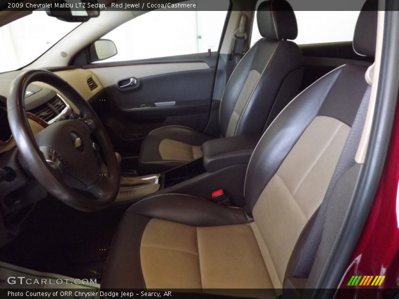 Red Jewel / Cocoa/Cashmere 2009 Chevrolet Malibu LTZ Sedan