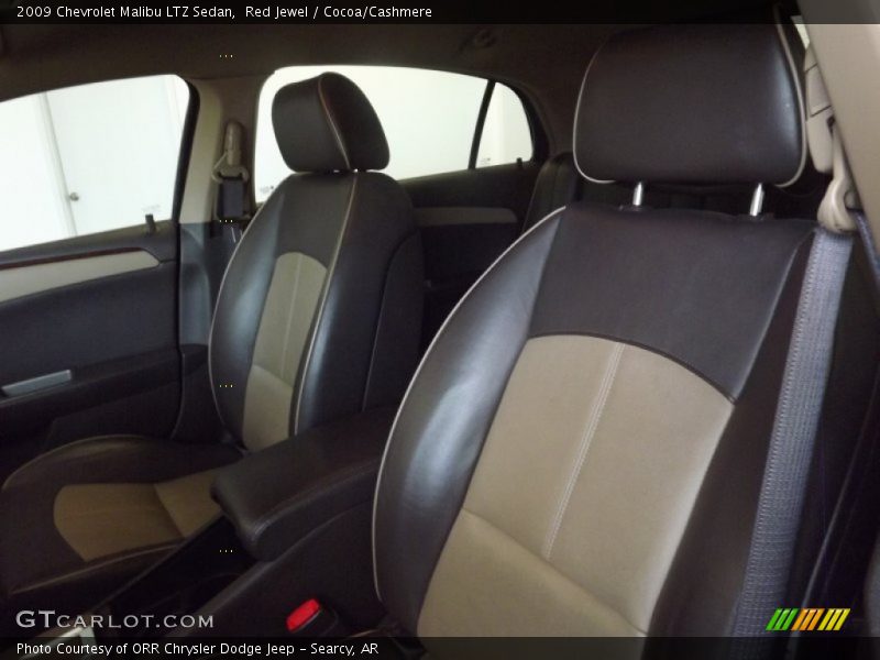 Red Jewel / Cocoa/Cashmere 2009 Chevrolet Malibu LTZ Sedan