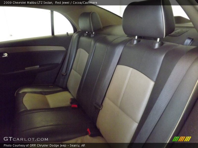 Red Jewel / Cocoa/Cashmere 2009 Chevrolet Malibu LTZ Sedan