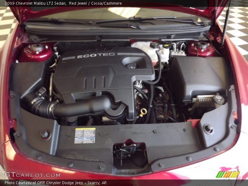 Red Jewel / Cocoa/Cashmere 2009 Chevrolet Malibu LTZ Sedan