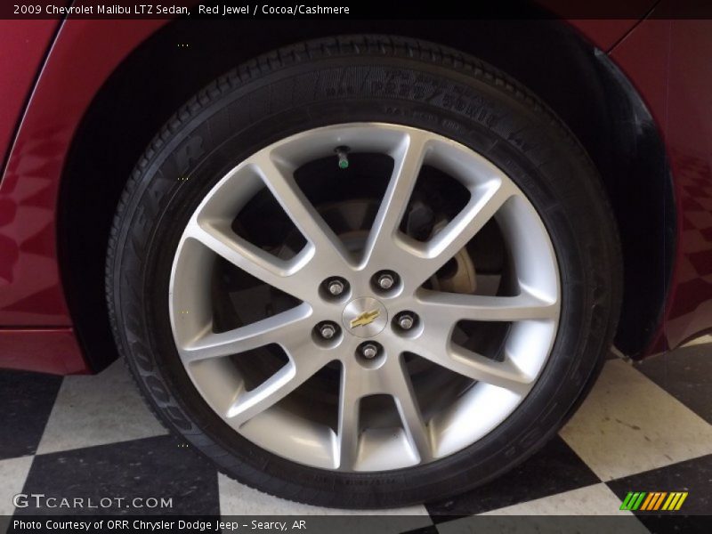 Red Jewel / Cocoa/Cashmere 2009 Chevrolet Malibu LTZ Sedan