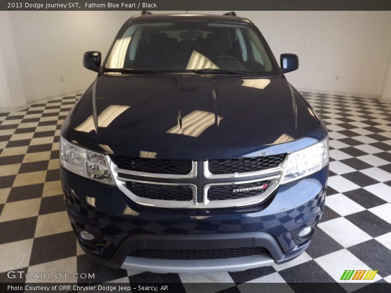 Fathom Blue Pearl / Black 2013 Dodge Journey SXT