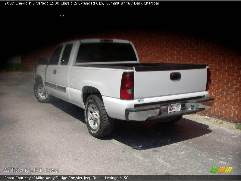 Summit White / Dark Charcoal 2007 Chevrolet Silverado 1500 Classic LS Extended Cab