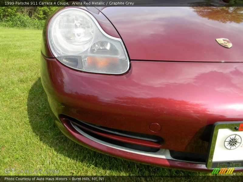 Arena Red Metallic / Graphite Grey 1999 Porsche 911 Carrera 4 Coupe