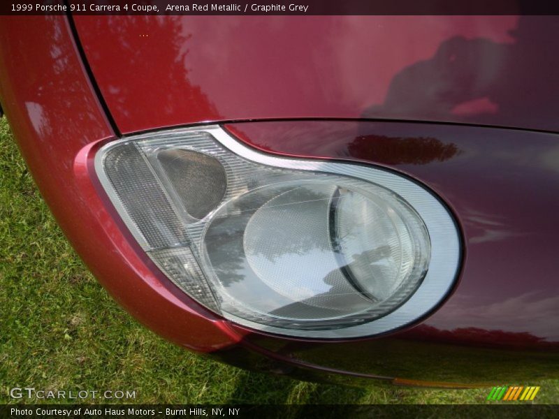 Arena Red Metallic / Graphite Grey 1999 Porsche 911 Carrera 4 Coupe