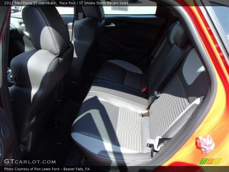 Rear Seat of 2013 Focus ST Hatchback