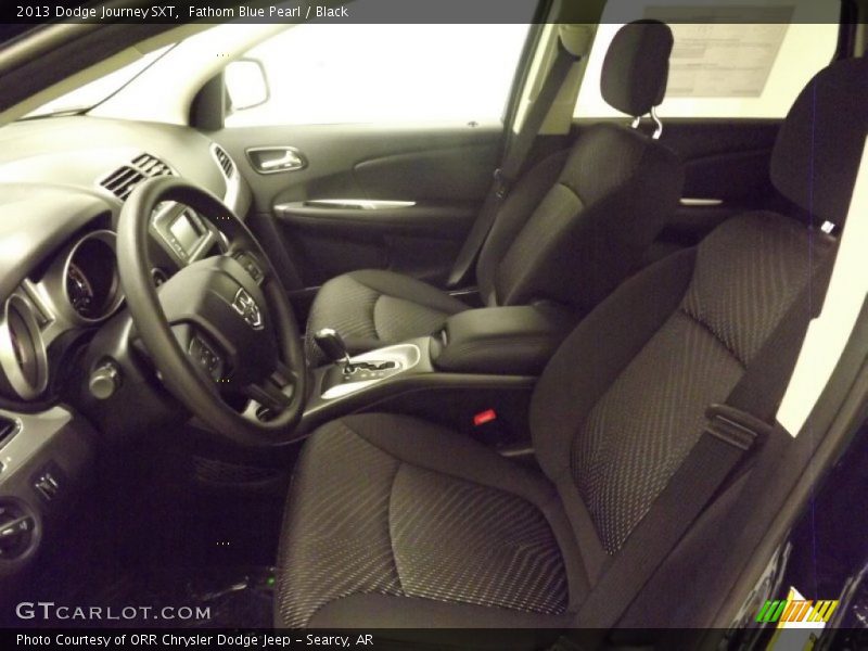 Fathom Blue Pearl / Black 2013 Dodge Journey SXT