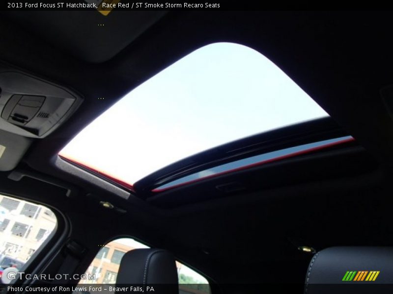 Race Red / ST Smoke Storm Recaro Seats 2013 Ford Focus ST Hatchback