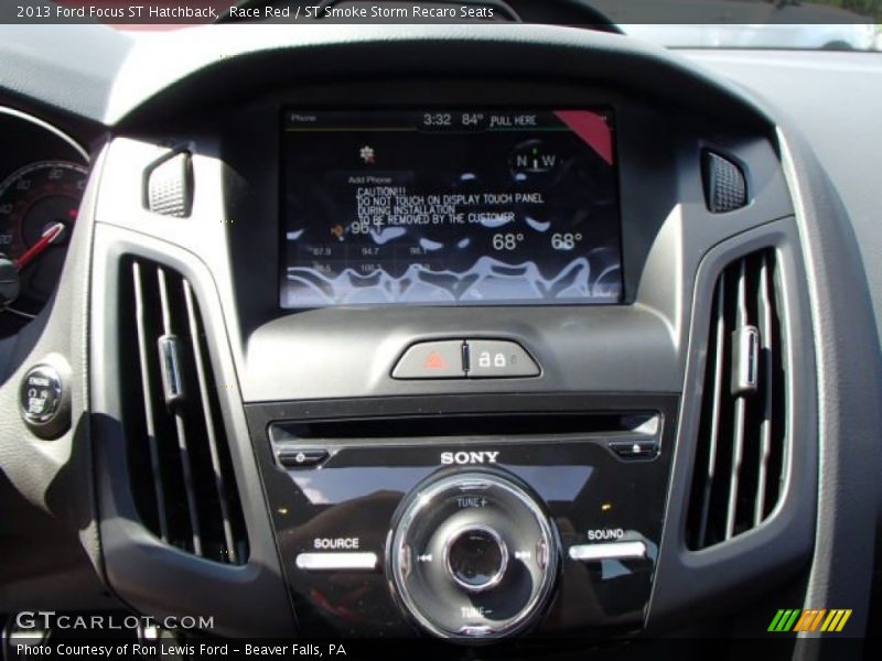 Controls of 2013 Focus ST Hatchback