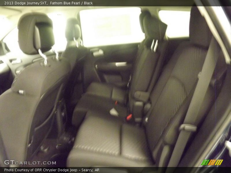 Fathom Blue Pearl / Black 2013 Dodge Journey SXT