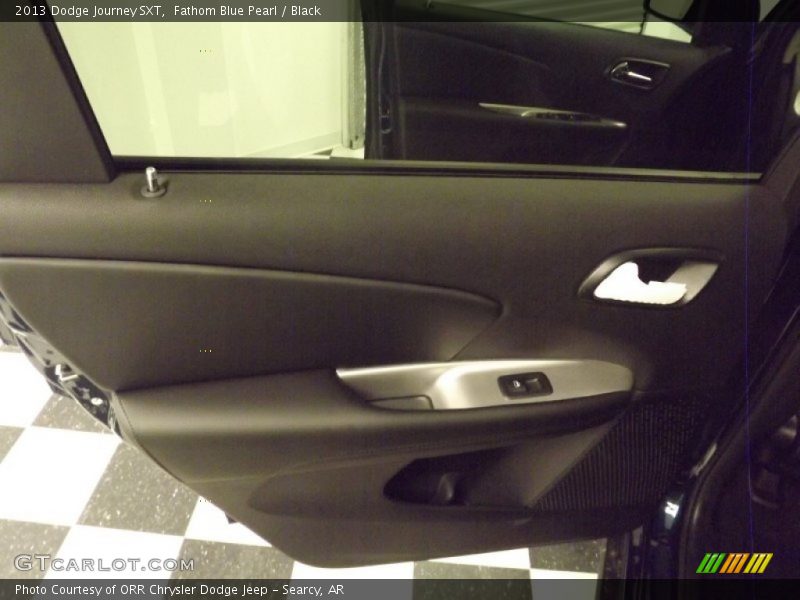 Fathom Blue Pearl / Black 2013 Dodge Journey SXT