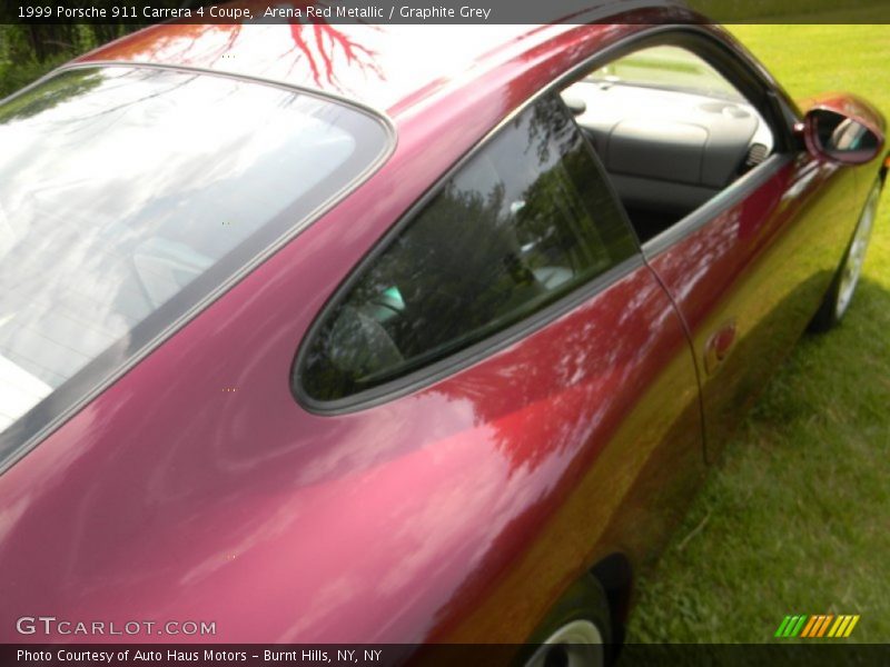 Arena Red Metallic / Graphite Grey 1999 Porsche 911 Carrera 4 Coupe