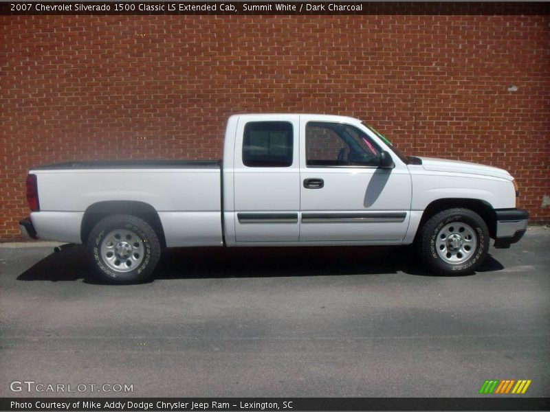 Summit White / Dark Charcoal 2007 Chevrolet Silverado 1500 Classic LS Extended Cab