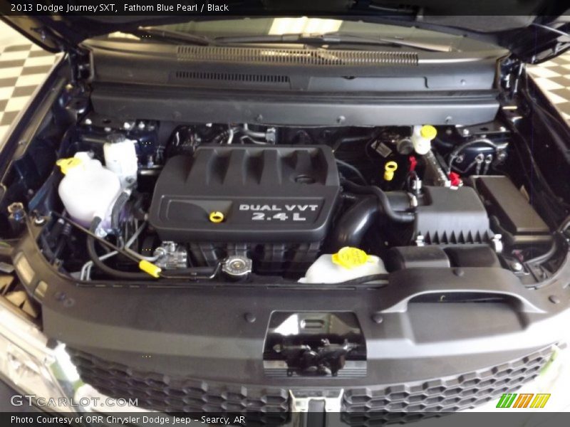 Fathom Blue Pearl / Black 2013 Dodge Journey SXT