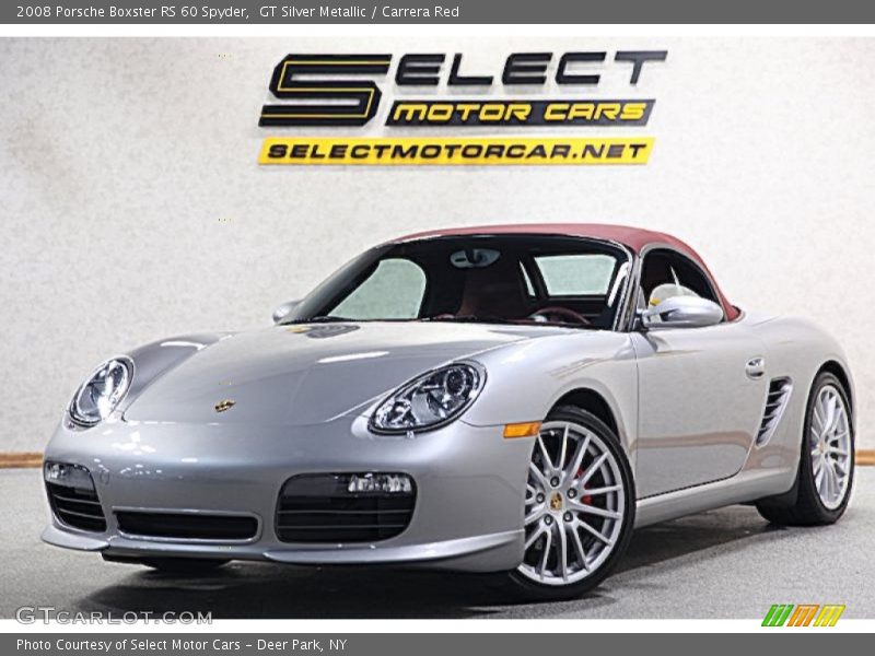 GT Silver Metallic / Carrera Red 2008 Porsche Boxster RS 60 Spyder