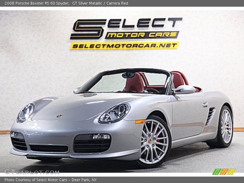 GT Silver Metallic / Carrera Red 2008 Porsche Boxster RS 60 Spyder