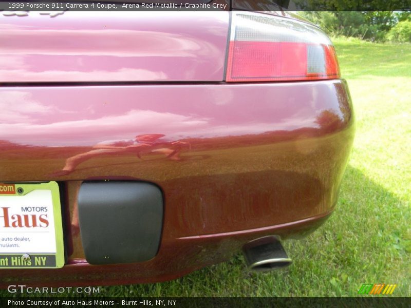 Arena Red Metallic / Graphite Grey 1999 Porsche 911 Carrera 4 Coupe