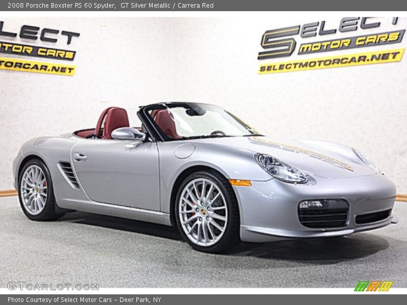 GT Silver Metallic / Carrera Red 2008 Porsche Boxster RS 60 Spyder