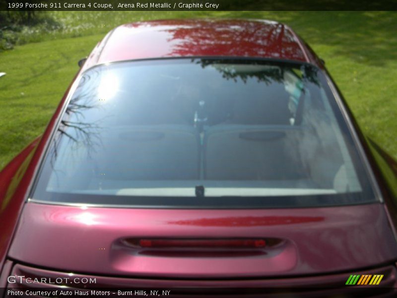 Arena Red Metallic / Graphite Grey 1999 Porsche 911 Carrera 4 Coupe