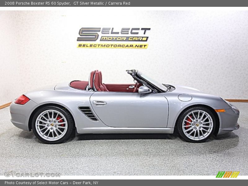 GT Silver Metallic / Carrera Red 2008 Porsche Boxster RS 60 Spyder