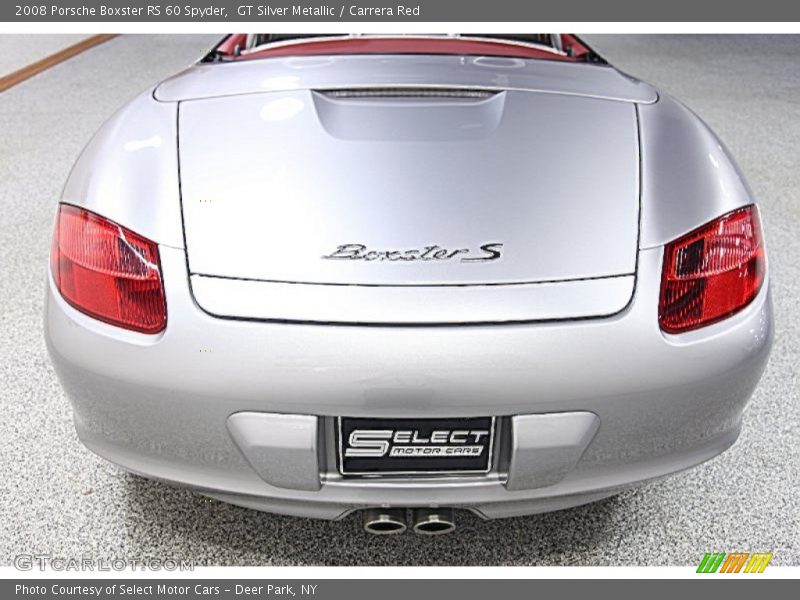 GT Silver Metallic / Carrera Red 2008 Porsche Boxster RS 60 Spyder