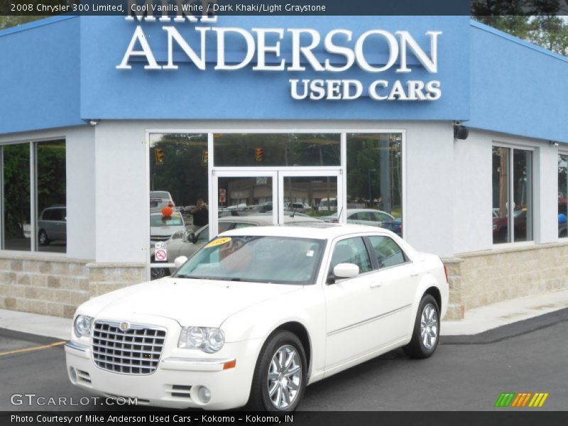 Cool Vanilla White / Dark Khaki/Light Graystone 2008 Chrysler 300 Limited