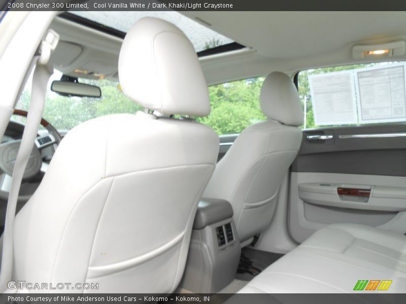 Cool Vanilla White / Dark Khaki/Light Graystone 2008 Chrysler 300 Limited