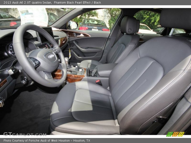 Phantom Black Pearl Effect / Black 2013 Audi A6 2.0T quattro Sedan