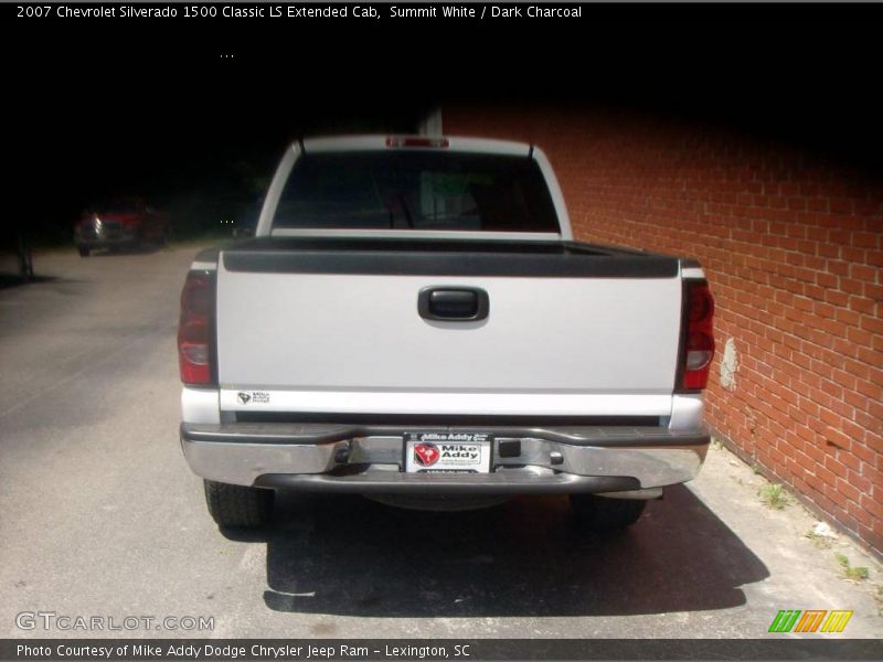 Summit White / Dark Charcoal 2007 Chevrolet Silverado 1500 Classic LS Extended Cab