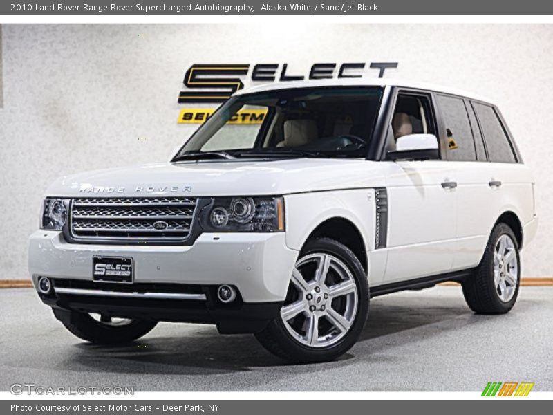 Alaska White / Sand/Jet Black 2010 Land Rover Range Rover Supercharged Autobiography