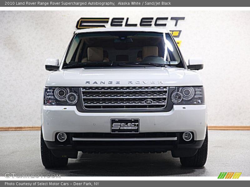 Alaska White / Sand/Jet Black 2010 Land Rover Range Rover Supercharged Autobiography