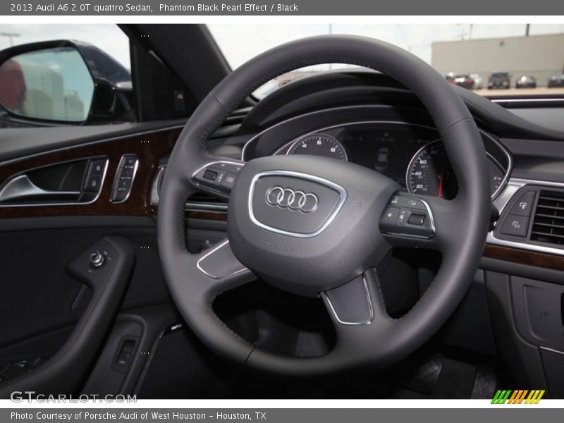 Phantom Black Pearl Effect / Black 2013 Audi A6 2.0T quattro Sedan