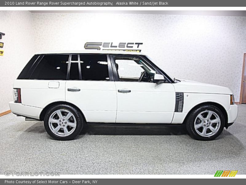 Alaska White / Sand/Jet Black 2010 Land Rover Range Rover Supercharged Autobiography