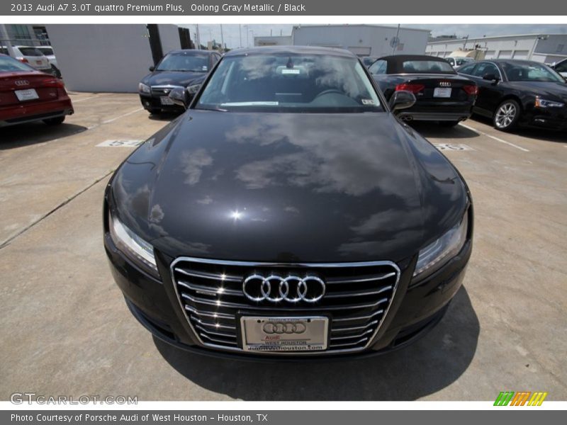 Oolong Gray Metallic / Black 2013 Audi A7 3.0T quattro Premium Plus
