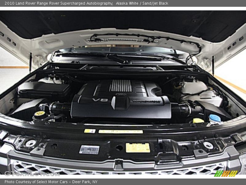 Alaska White / Sand/Jet Black 2010 Land Rover Range Rover Supercharged Autobiography