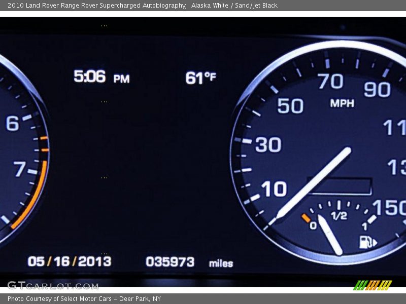 Alaska White / Sand/Jet Black 2010 Land Rover Range Rover Supercharged Autobiography