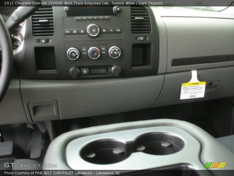 Summit White / Dark Titanium 2013 Chevrolet Silverado 2500HD Work Truck Extended Cab