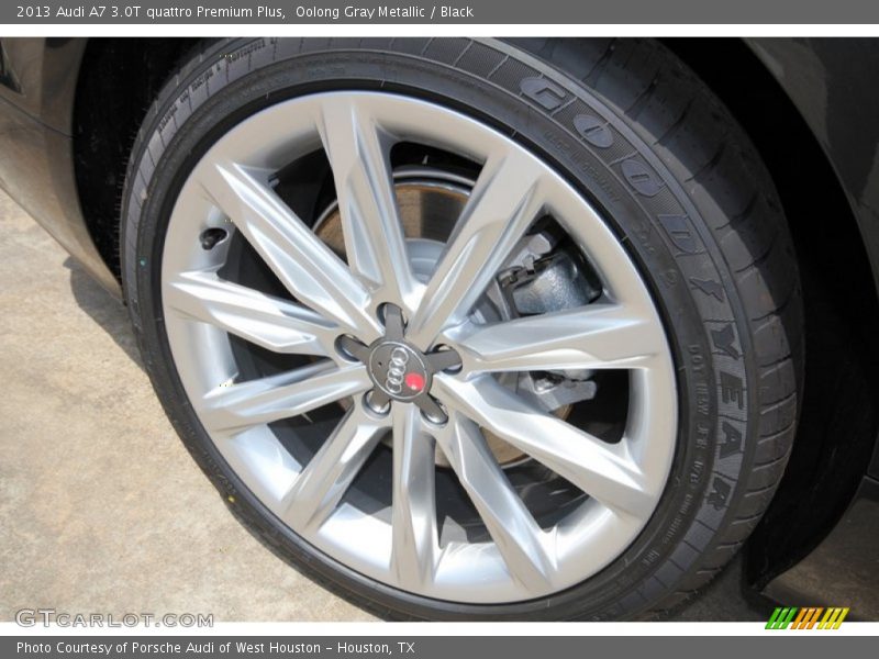 Oolong Gray Metallic / Black 2013 Audi A7 3.0T quattro Premium Plus