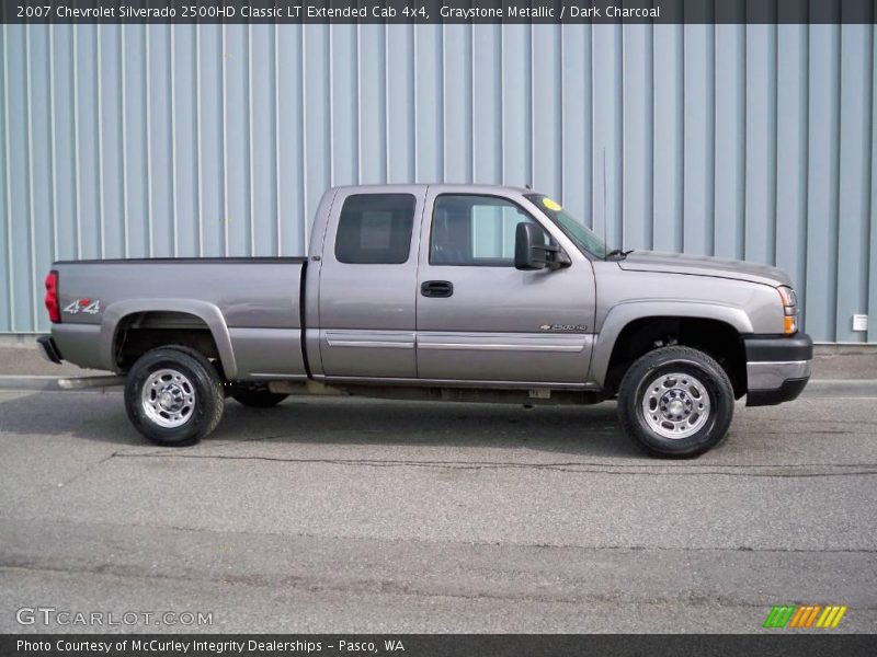 Graystone Metallic / Dark Charcoal 2007 Chevrolet Silverado 2500HD Classic LT Extended Cab 4x4