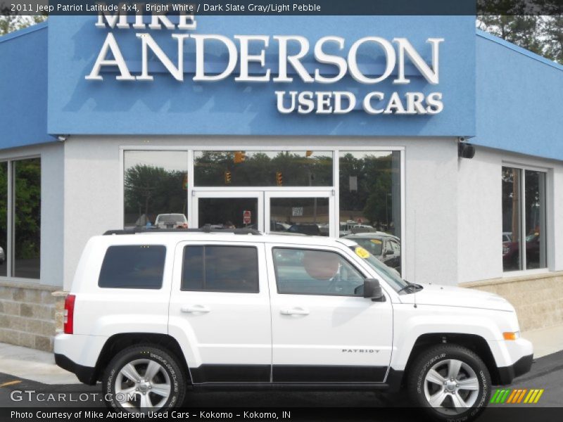 Bright White / Dark Slate Gray/Light Pebble 2011 Jeep Patriot Latitude 4x4