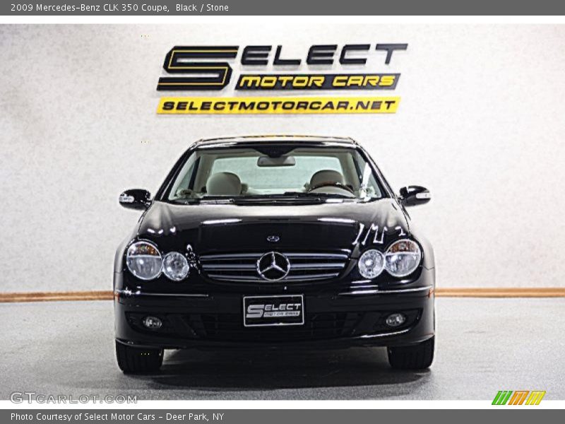 Black / Stone 2009 Mercedes-Benz CLK 350 Coupe