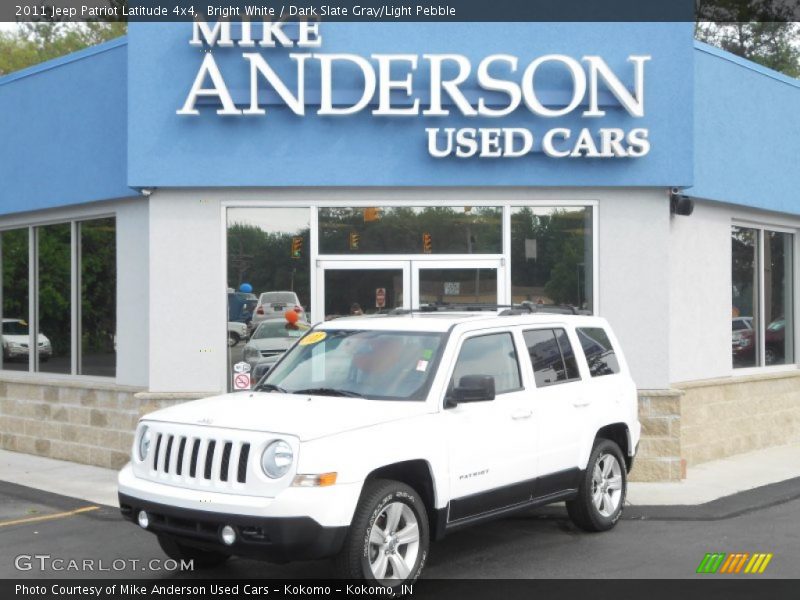 Bright White / Dark Slate Gray/Light Pebble 2011 Jeep Patriot Latitude 4x4