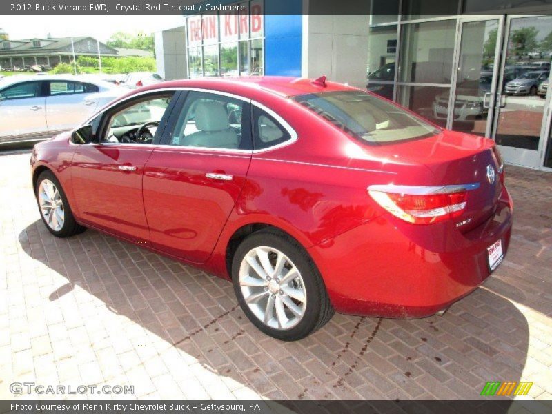 Crystal Red Tintcoat / Cashmere 2012 Buick Verano FWD